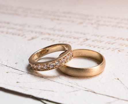 Argollas de matrimonio Pavé Eternity
