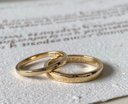 Argollas de matrimonio Oro Pulido