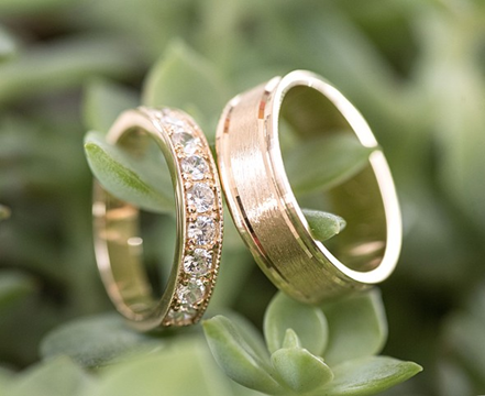 Argollas de matrimonio Oro Botánico
